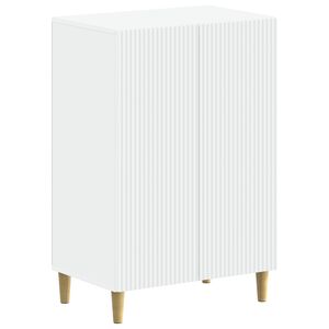 vidaXL Skosk&aring;p ARNHEM 59,5 x 39,5 x 90 cm Konstruerat tr&auml; Vit