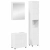 vidaXL Badrumsm&ouml;belset TULUM 3 st H&ouml;gblanka vita 60 x 34 x 63 cm