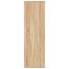 vidaXL Bokhylla sonoma-ek 98x29x97,5 cm konstruerat trä