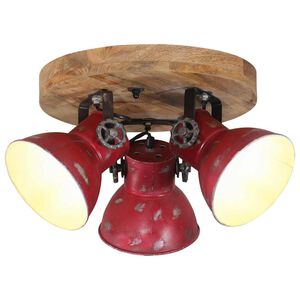vidaXL Taklampa 25 W n&ouml;tt r&ouml;d 35x35x25 cm E27