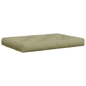 vidaXL Pallkudd VIANEN 100% Polyester Ljusgr&ouml;n 120 x 80 x 12 cm