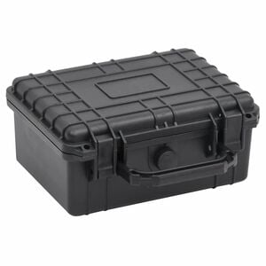vidaXL B&auml;rbar skyddsv&auml;ska svart 24x19x11 cm PP