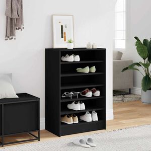 vidaXL Skosk&aring;p svart 60x35x92 cm konstruerat tr&auml;
