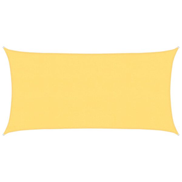 vidaXL Solsegel 160 g/m² beige 2,5x4,5 m HDPE