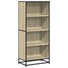 vidaXL Bokhylla sonoma-ek 60x35x139 cm konstruerat tr&auml;