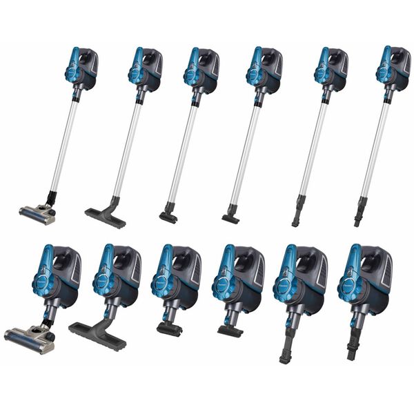 Bestron 2-i-1 Dammsugare 120 W bl&aring; och gr&aring; AVC850A