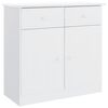 vidaXL Sk&auml;nk ALTA vit 77x35x73 cm massiv furu