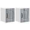 vidaXL Diskmaskin panel Kalmar 2 pcs Gr&aring; Sonoma 30 x 31 x 40 cm