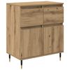 vidaXL Sideboard Artisan Ek 60 x 35 x 70 cm Konstruerat tr&auml; och j&auml;rn