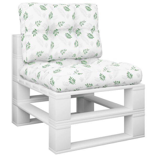 vidaXL Palldynor 2 st bladm&ouml;nster tyg