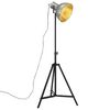 vidaXL Golvlampa 25 W vintage silver 61x61x90/150 cm E27