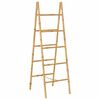 vidaXL Dubbel handduksstege med 5 pinnar bambu 50x160 cm