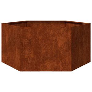 vidaXL Odlingsl&aring;da rostf&auml;rgad 90x90x45 cm rosttr&ouml;gt st&aring;l