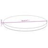 vidaXL Bordsskiva Ø40x2,5 cm bambu