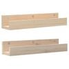 vidaXL V&auml;ggsk&aring;p 2 st 50x12x9 cm massiv furu