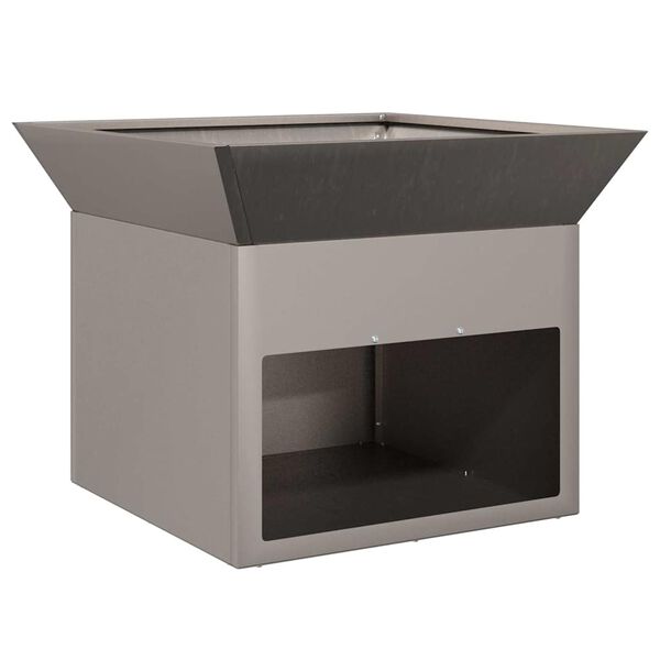 vidaXL Eldstad Rostig 50 x 50 x 40 cm cortenst&aring;l