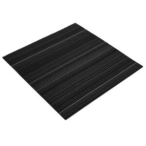 vidaXL Mattan platta Randig M&ouml;rkgr&aring; 50 x 50 cm 20 st PP och Bitumen