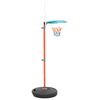 vidaXL Flyttbar basketkorg justerbar 133-160 cm