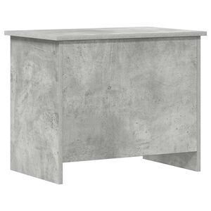 vidaXL F&ouml;rvaringskista Betonggr&aring; 60 x 40 x 50 cm Konstruerat tr&auml;