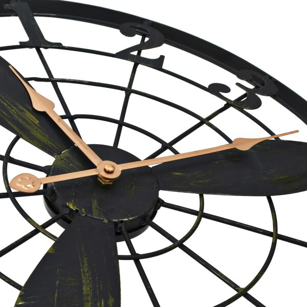 vidaXL V&auml;ggklocka f&ouml;r utomhusbruk vintage 46 cm