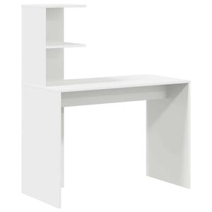 vidaXL Skrivbord Vit 102 x 50 x 124 cm Konstruerat tr&auml;