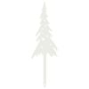 vidaXL Tr&auml;dg&aring;rdspinne 20 x 6 cm St&aring;l Vit