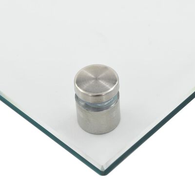 vidaXL Stänkskydd transparent 90x40 cm härdat glas