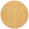 vidaXL Bordsskiva &Oslash;40x4 cm bambu