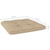 vidaXL Palldynor 2 st beige tyg