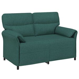 vidaXL Soffa 100% polyester metallram MDF, Plywood