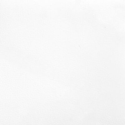 vidaXL Sängram med huvudgavel vit 160x200 cm konstläder
