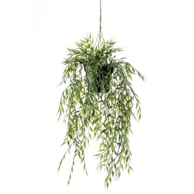 Emerald Konstväxt bambu i kruka hängande 50 cm
