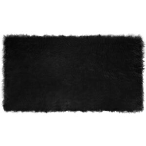vidaXL Fuskf&auml;ll matta TAFALLA Svart 60 x 110 cm Polyester