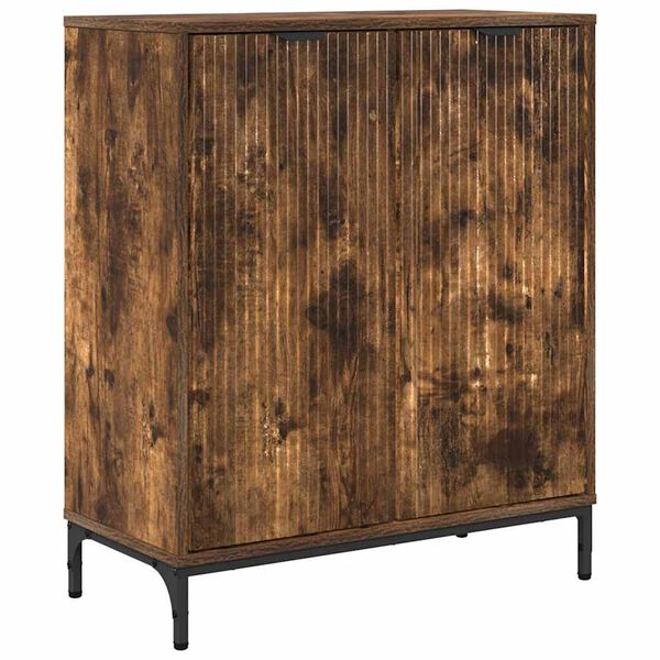 vidaXL Sideboard R&ouml;kt ek 69,5 x 33 x 82 cm Konstruerat tr&auml;