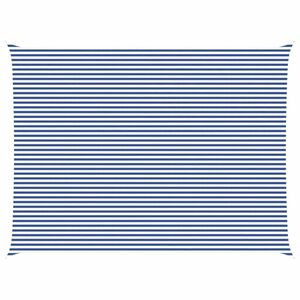 vidaXL Solskugge segel Bl&aring; och Vit 8 x 6 m 100% polyester oxford