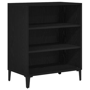 vidaXL Sideboard Svart Ek 57 x 35 x 70 cm Konstruerat tr&auml;