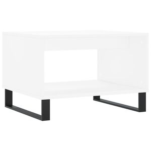vidaXL Soffbord vit 60x50x40 cm konstruerat tr&auml;