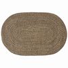 vidaXL Omr&aring;desmattor Svart 122 x 183 cm Jute