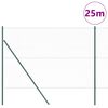 vidaXL St&auml;ngselstolpe Gr&ouml;n 25 x 1,5 m (36 mm n&auml;t) St&aring;l