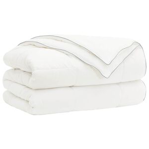 vidaXL Dunt&auml;cke TRIER 152x203cm 4 &aring;rstider 140+220GSM Vit 2-i-1 Design