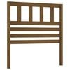 vidaXL S&auml;nggavel honungsbrun 96x4x100 cm massiv furu