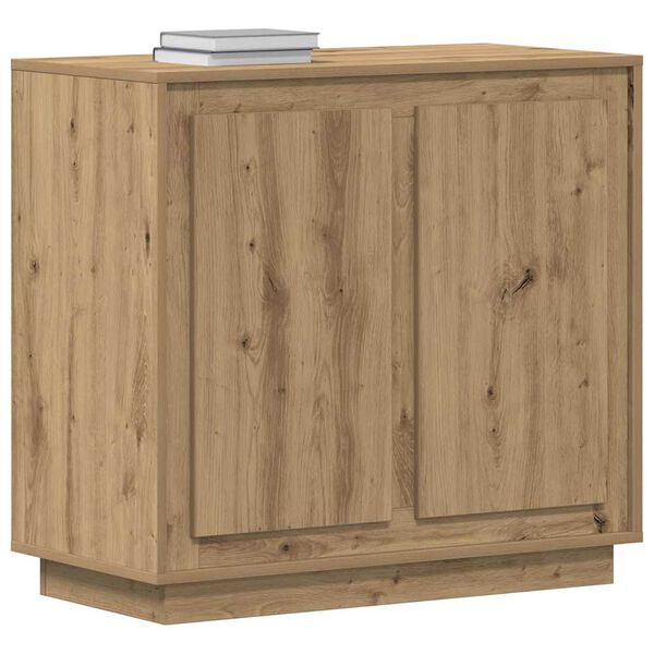 vidaXL Sideboard Artisan Ek 80 x 40 x 75 cm Konstruerat trä