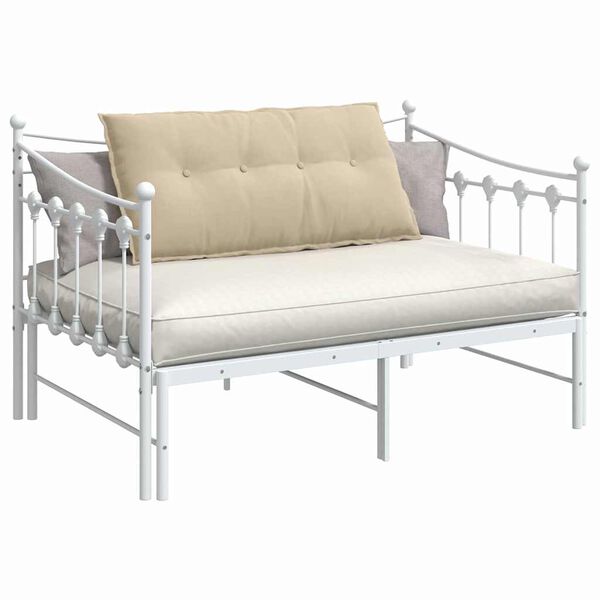 vidaXL Ryggkudde Kr&auml;m 100 x 50 cm Mikrofiber Tyg