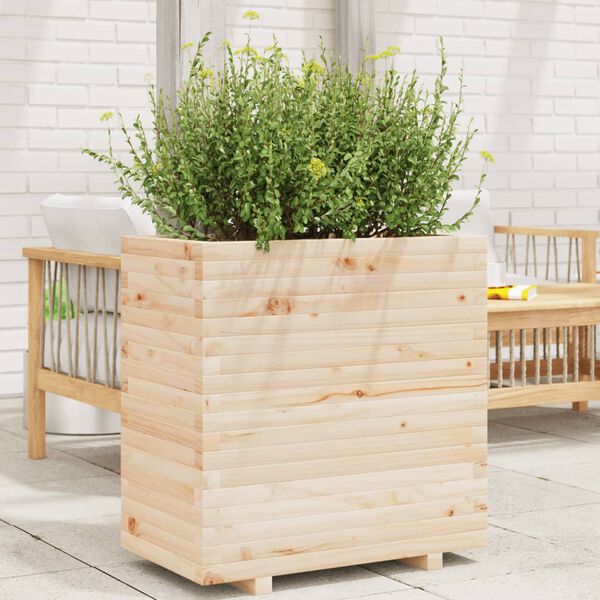 vidaXL Odlingsl&aring;da 70x40x72 cm massivt furutr&auml;