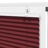 vidaXL Plisserad persienn Bordeaux r&ouml;d 115x150 cm tyg bredd 114,4 cm