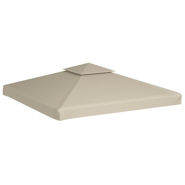 vidaXL Paviljongtak 310 g/m&sup2; 3 x 3 m beige