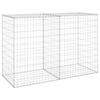 vidaXL Gabionmur galvaniserat st&aring;l 150x60x100 cm