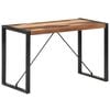 vidaXL Matbord 120x60x75 cm massivt tr&auml;