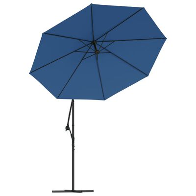 vidaXL Reservtyg för frihängande parasoll azurblå 300 cm