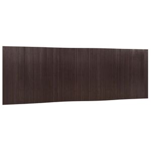 vidaXL Rumsavdelare m&ouml;rkbrun bredd 600 cm h&ouml;jd 165 cm bambu